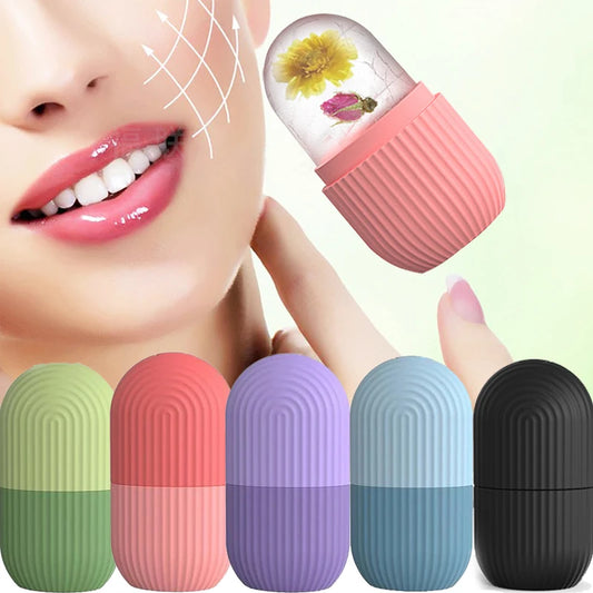 Silicone Ice Cube Trays Beauty Lifting Ice Ball Face Massager Contouring Eye Roller Facial Treatment Reduce Acne Skin Care Tool - Mockingbird-Solutions Store